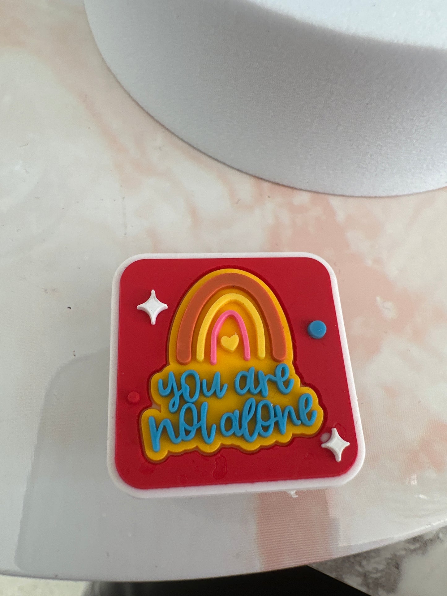 Inspirational croc charm