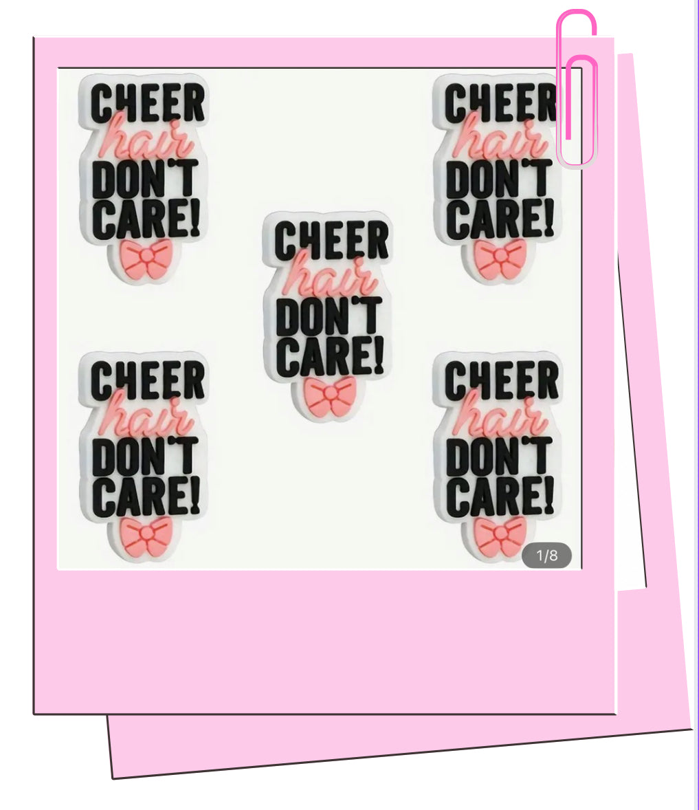 Cheer Hair Bracelet charm