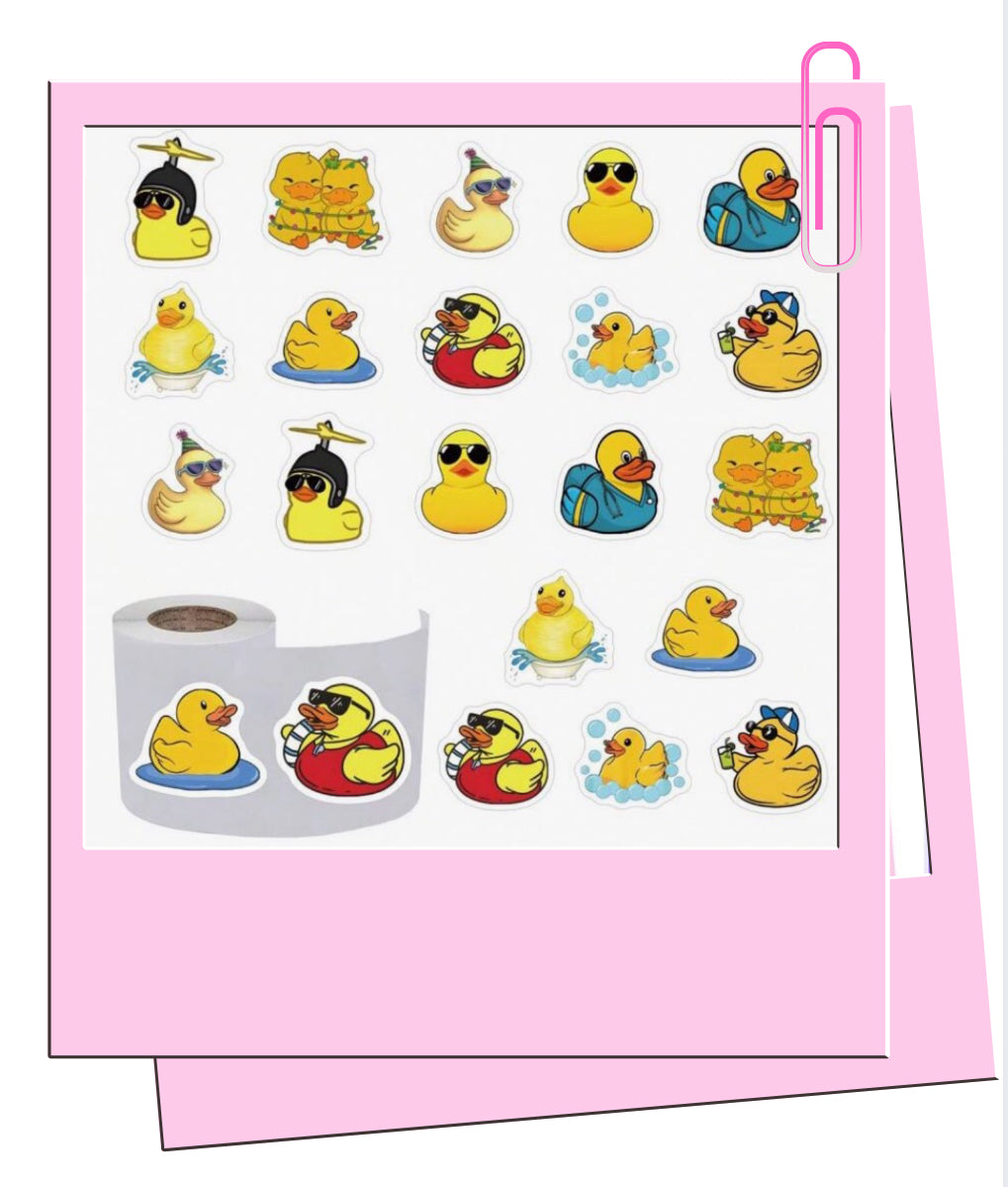 Mini duck stickers