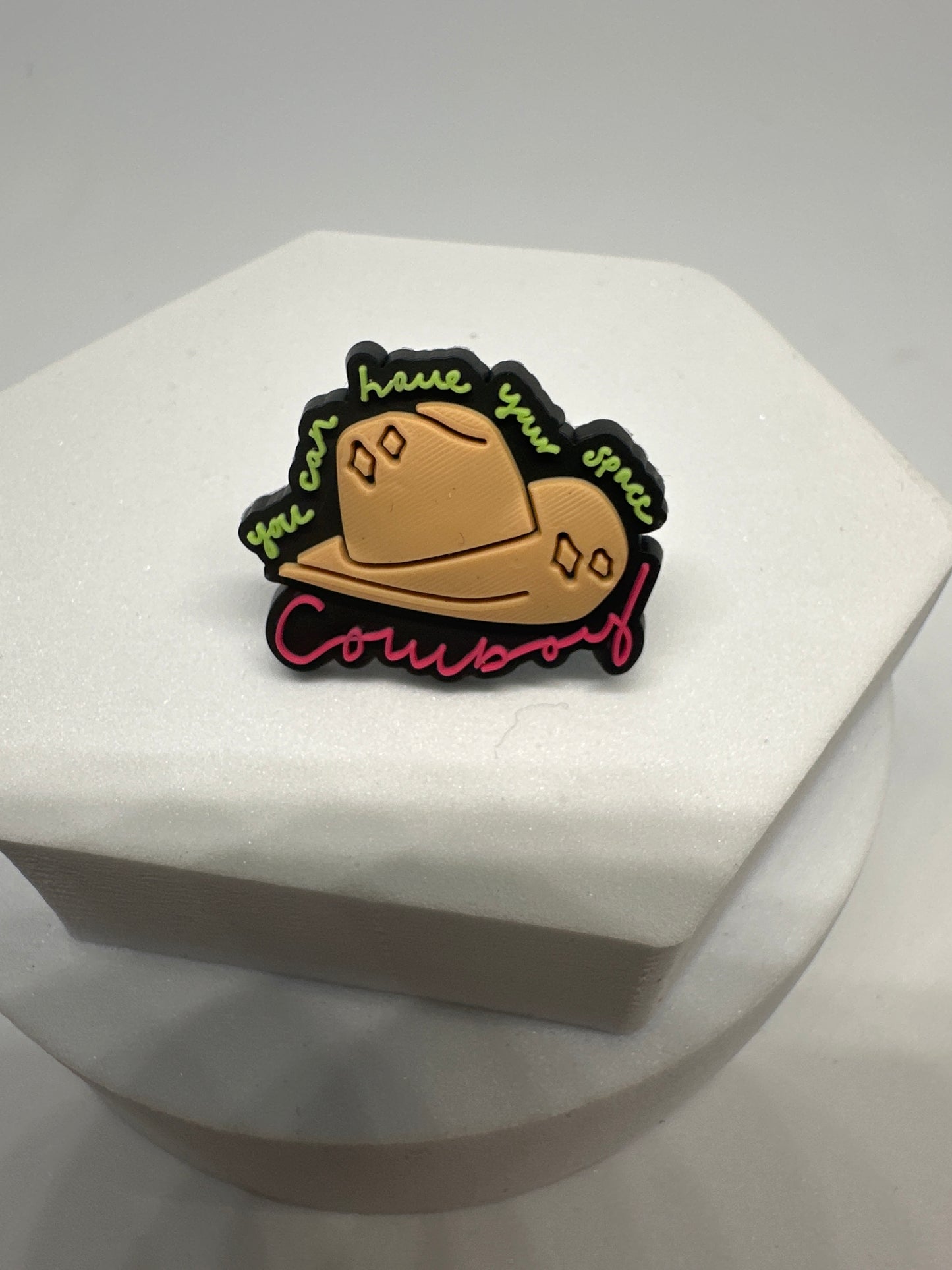 Cowboy lace charms