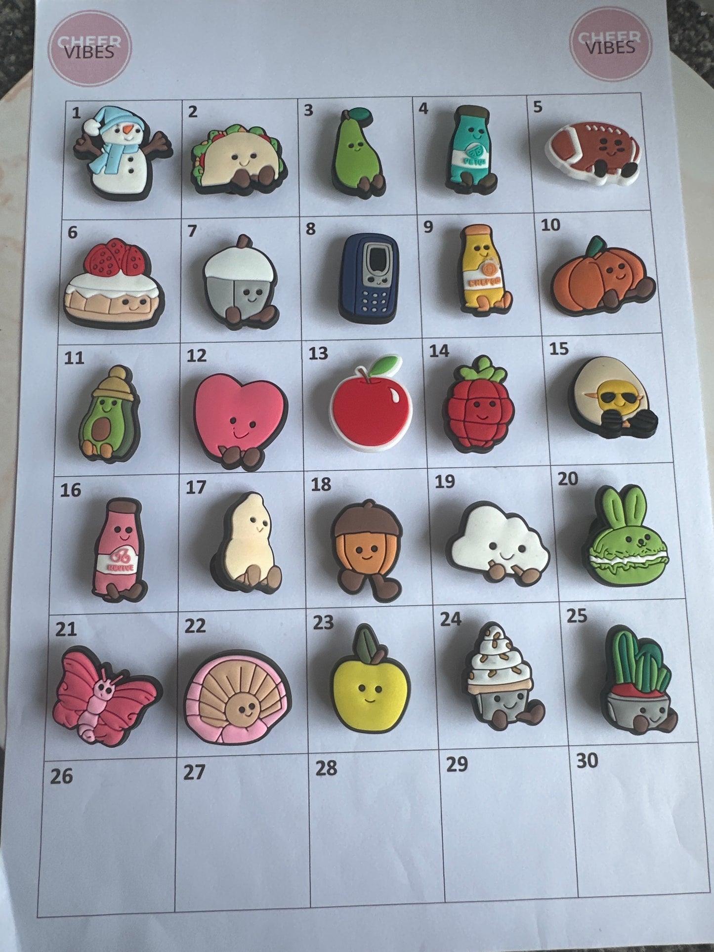 Cute things croc charms