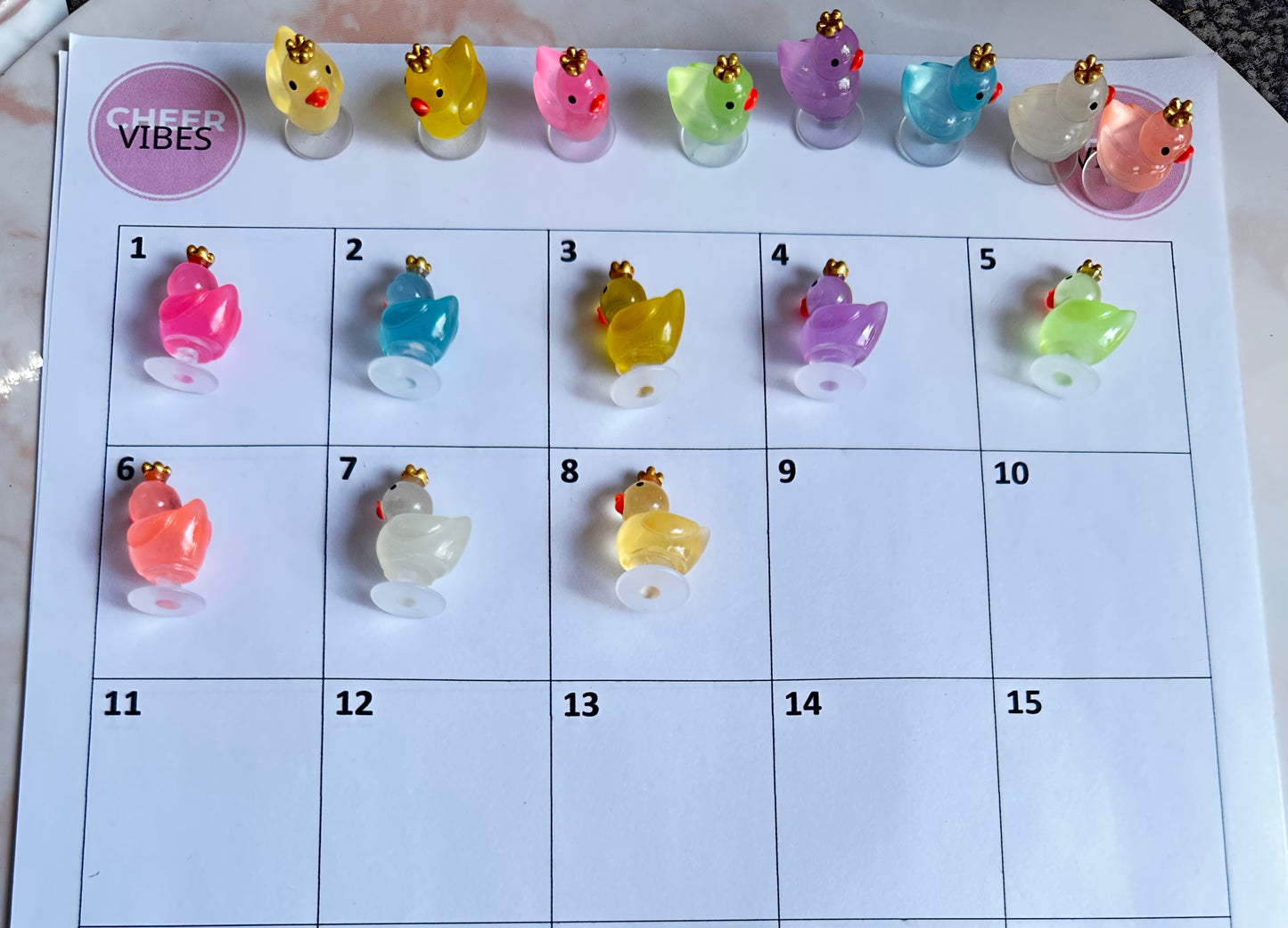Royal duck croc charm