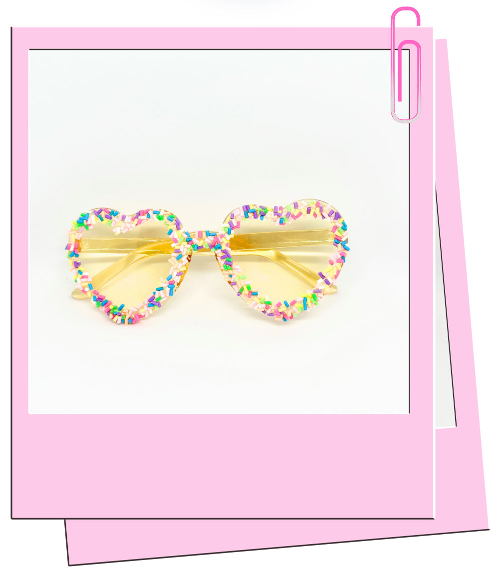 Light orange sunglasses