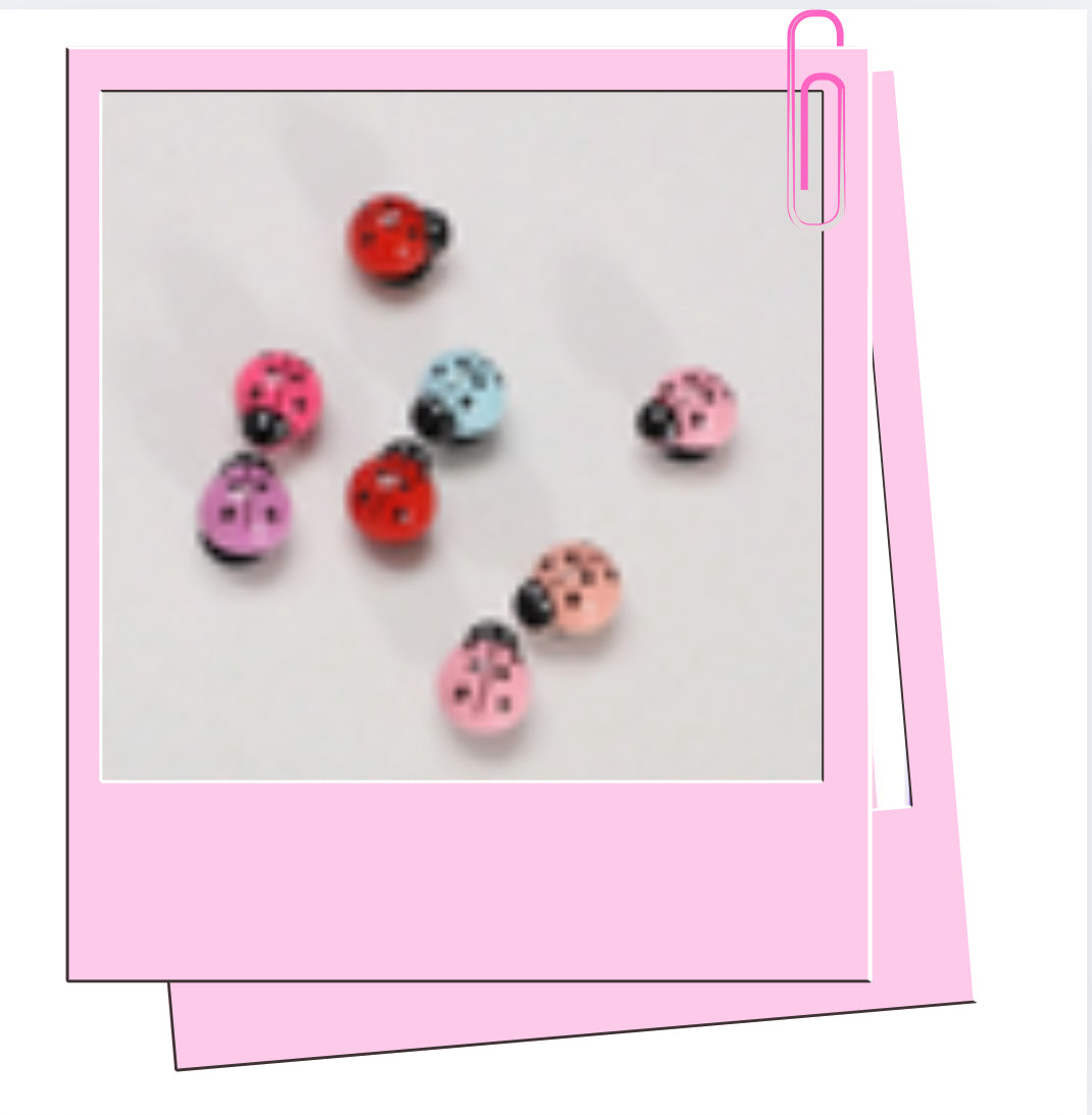 Ladybug croc charm