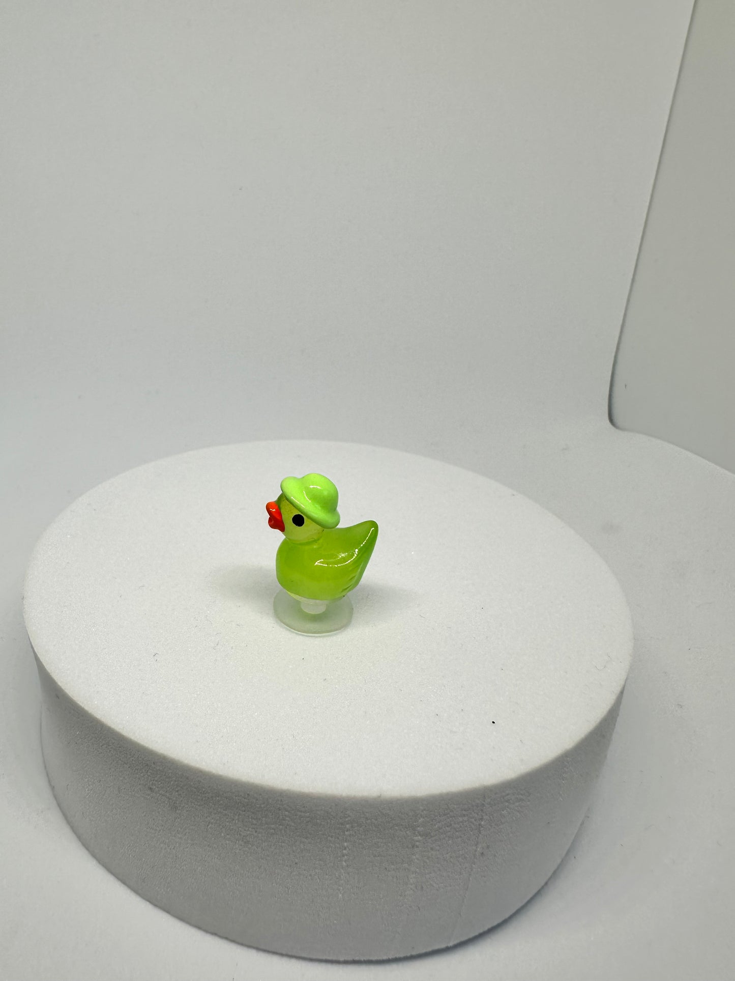 Glow ducks with hats croc charms