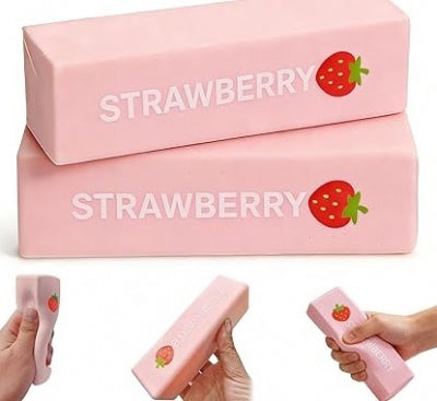 14CM STRAWBERRY SQUISHY SLAB