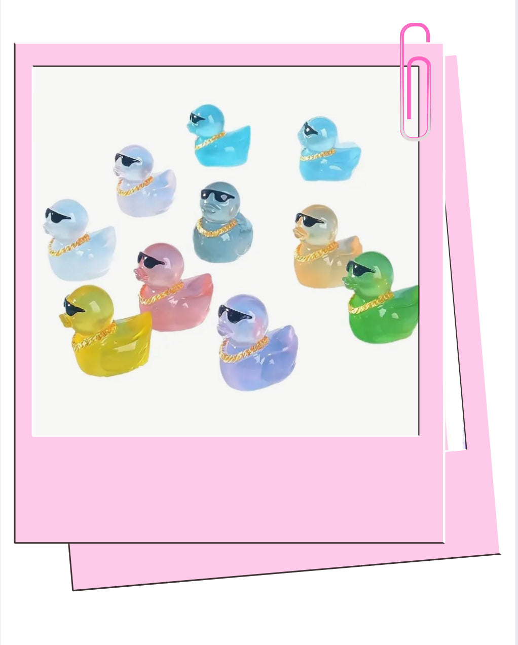 Mini Ducks with chains