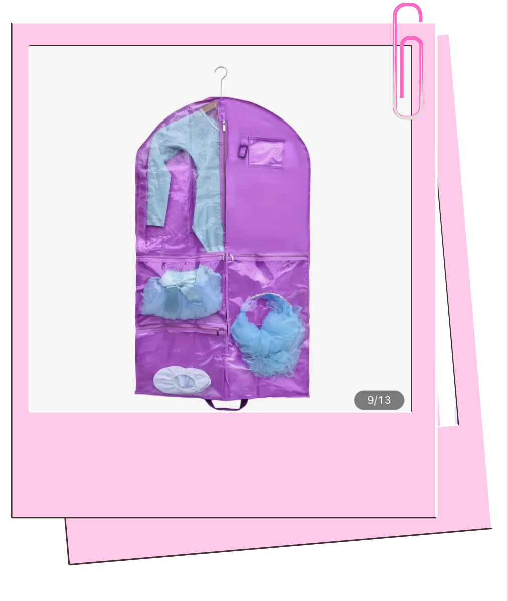 Purple Uniform Storage Bag