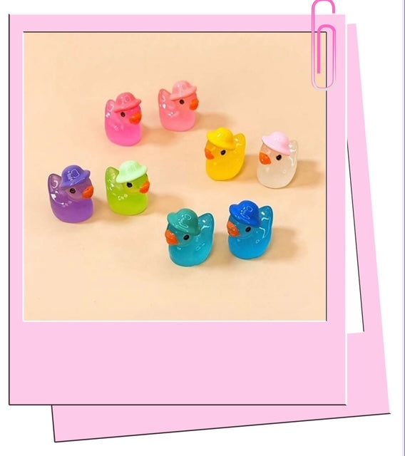 Glow duck with hats