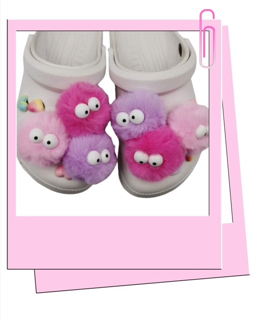 Pom pom croc charms