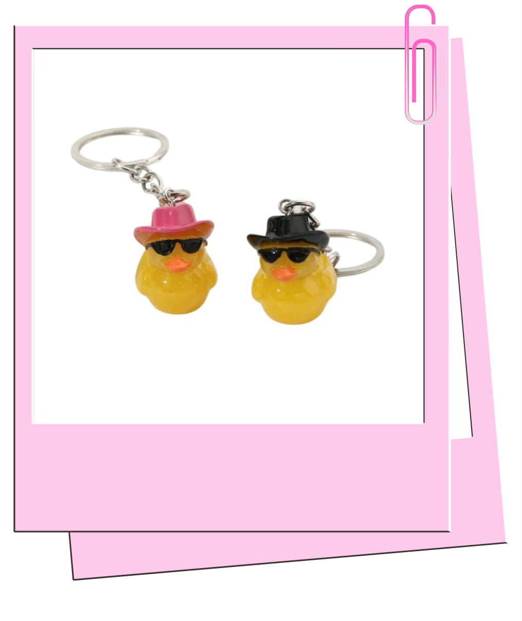 Duck with hat Keyring
