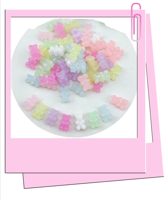 Tiny Colourful gummy bears