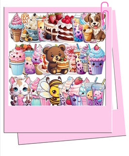 Dessert and drink stickers