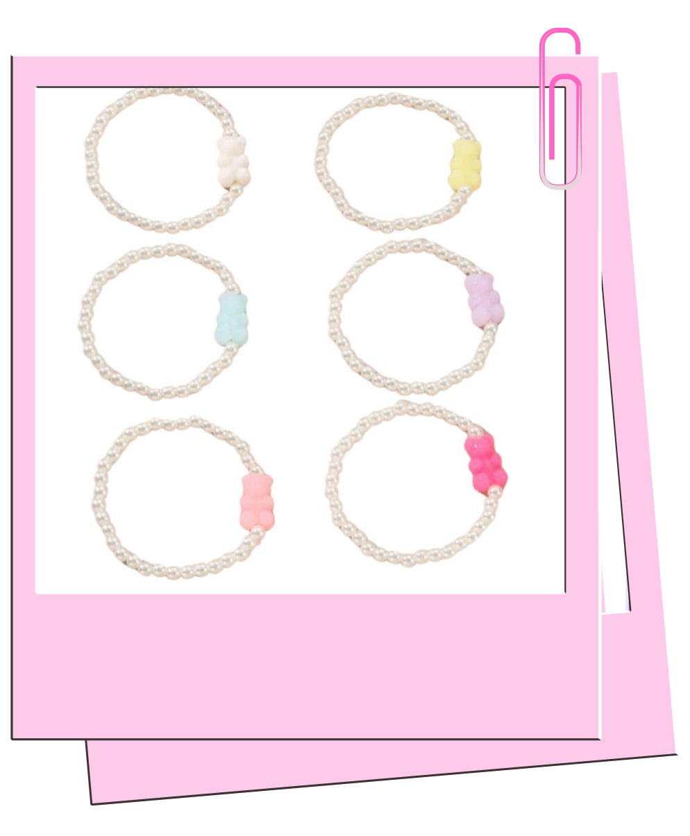 Pearl Gummy Bear Bracelet B
