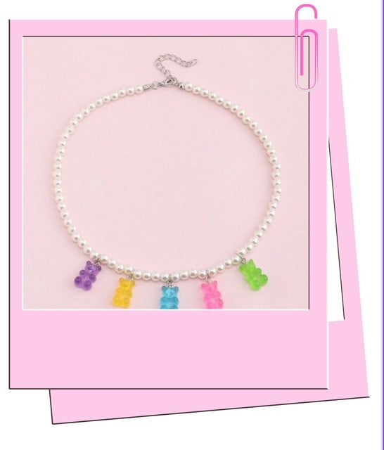 Pearl Gummy Necklace