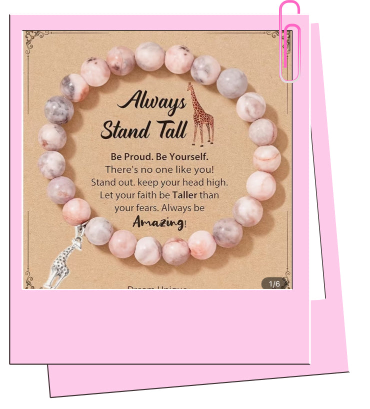 Always stand tall bracelet