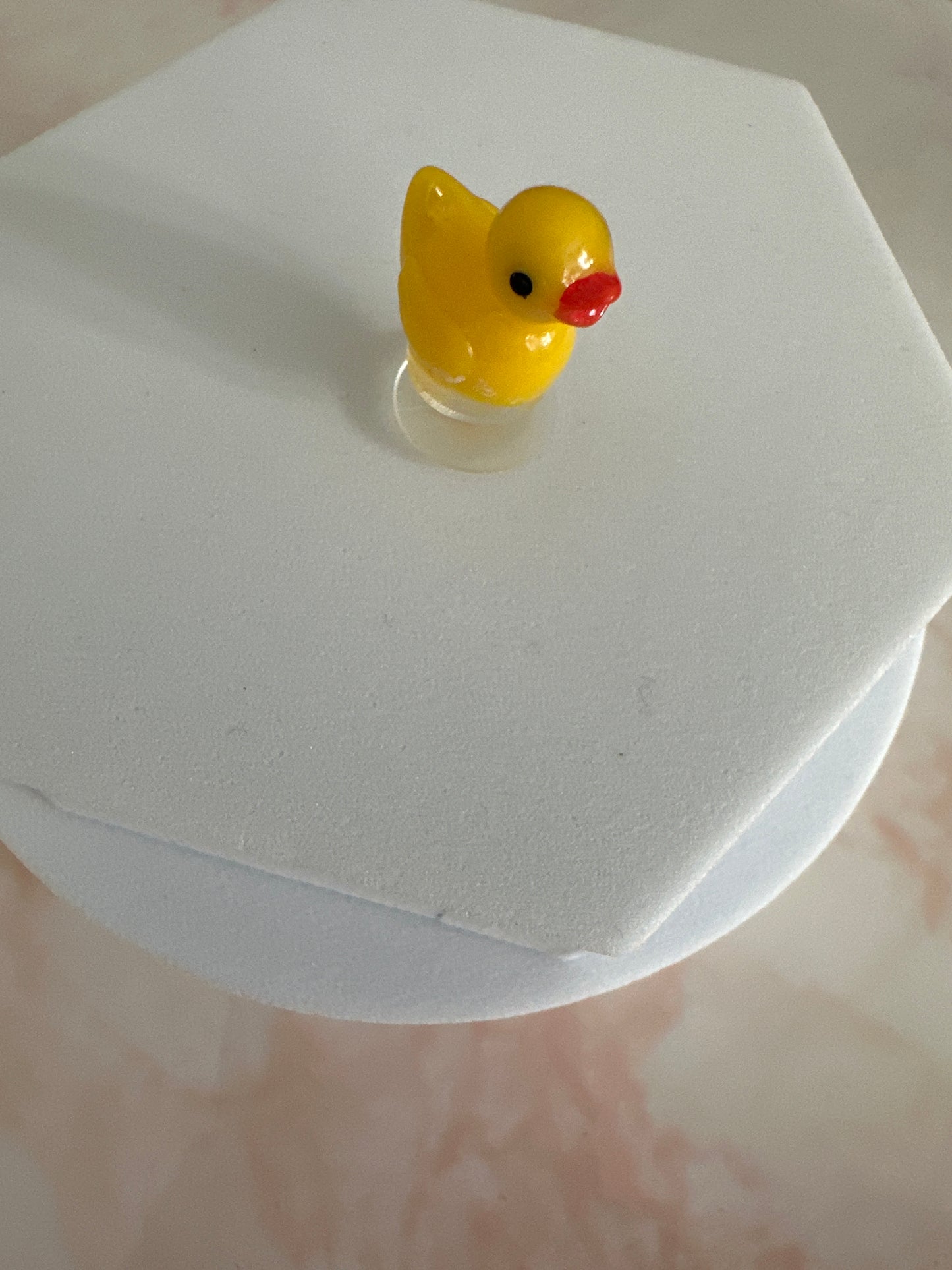 Yellow duck croc charms
