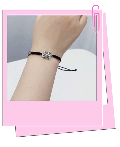 Black cheer bracelet