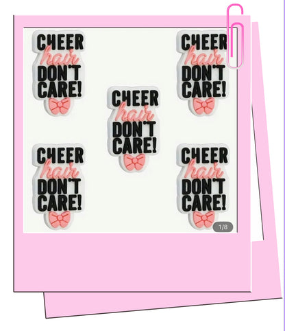 Cheer Hair Bracelet charm