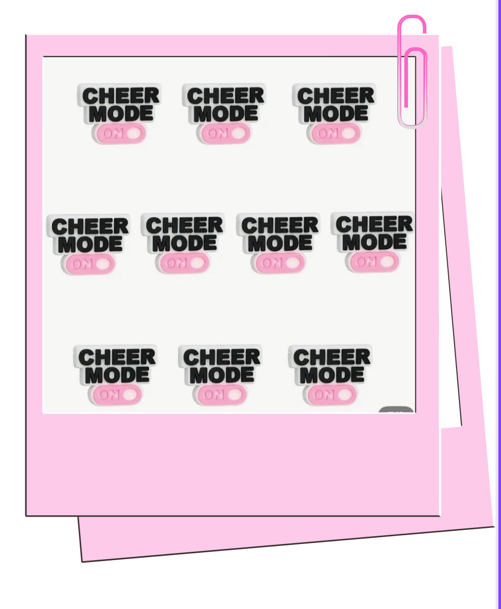Cheer Mode Bracelet charm