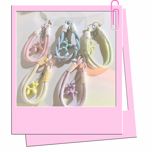 Balloon dog phone chain