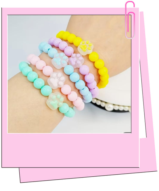 Paw print bracelets