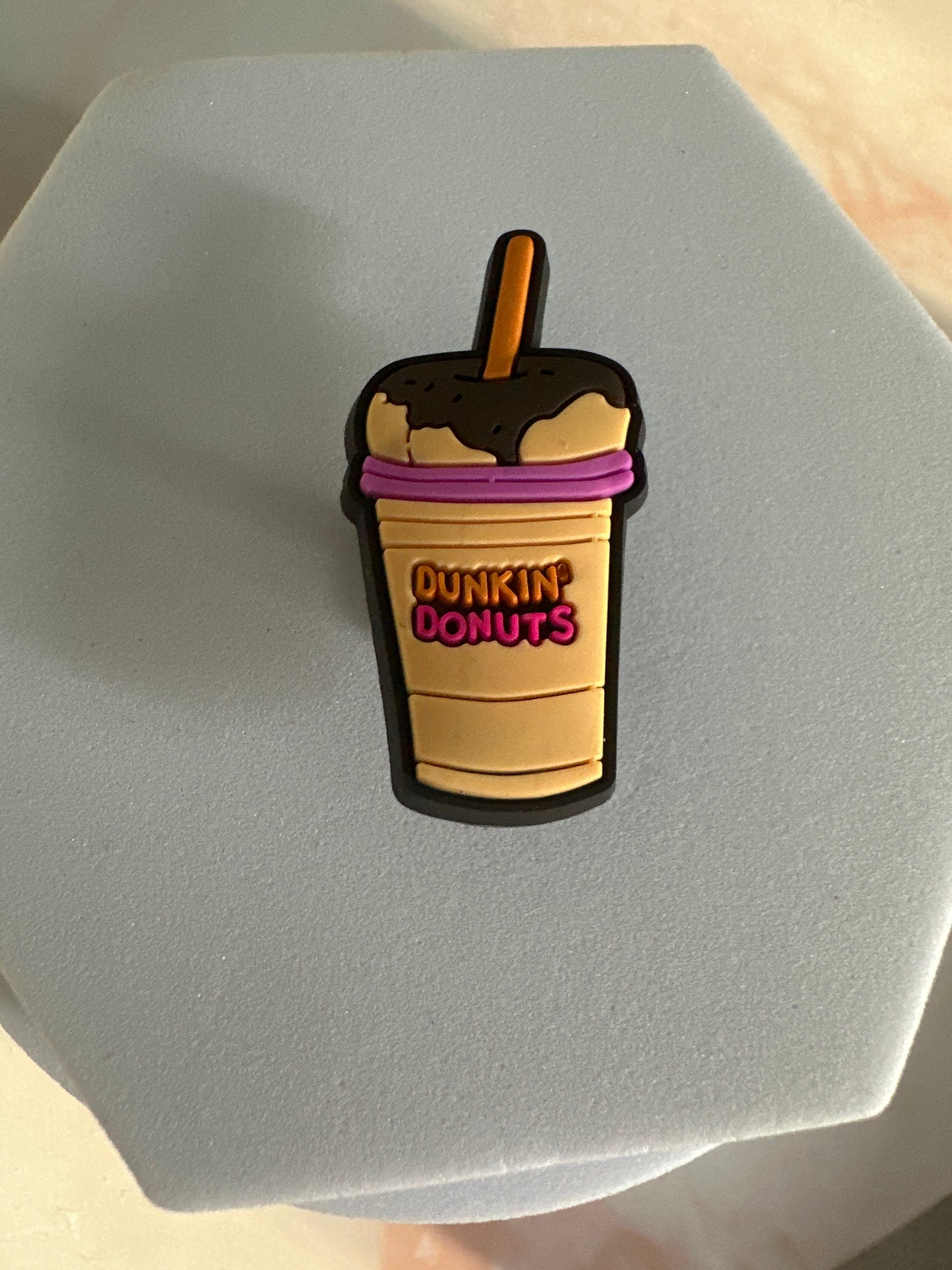 Dunkins croc charm