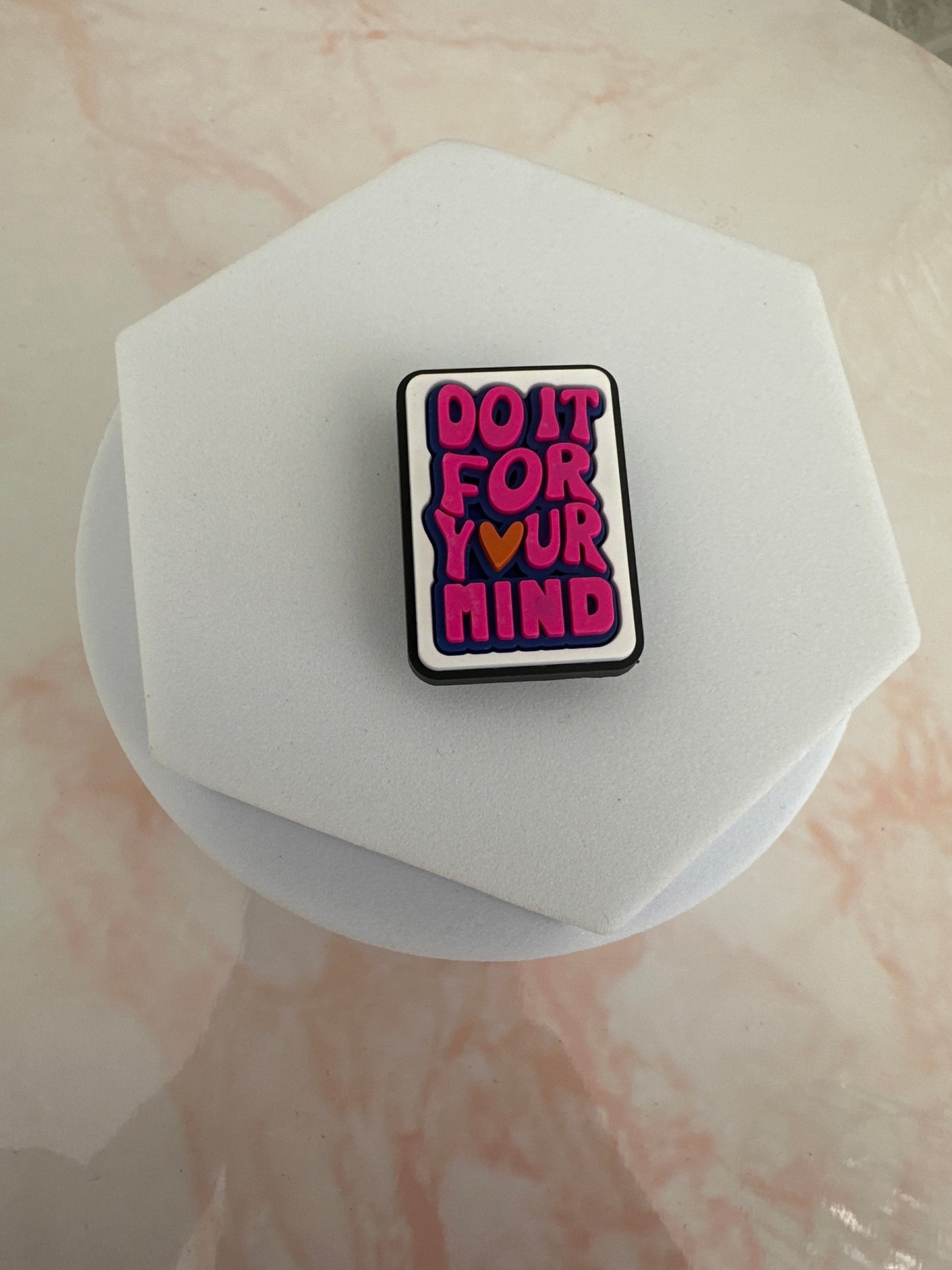 Inspirational croc charm