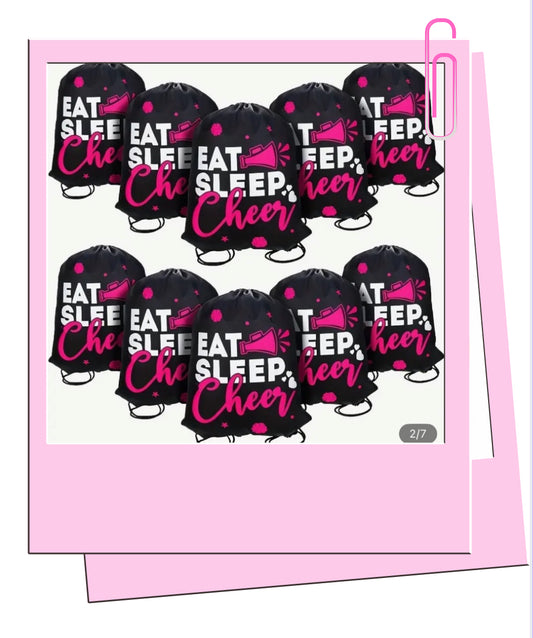 Eat Sleep Cheer bag