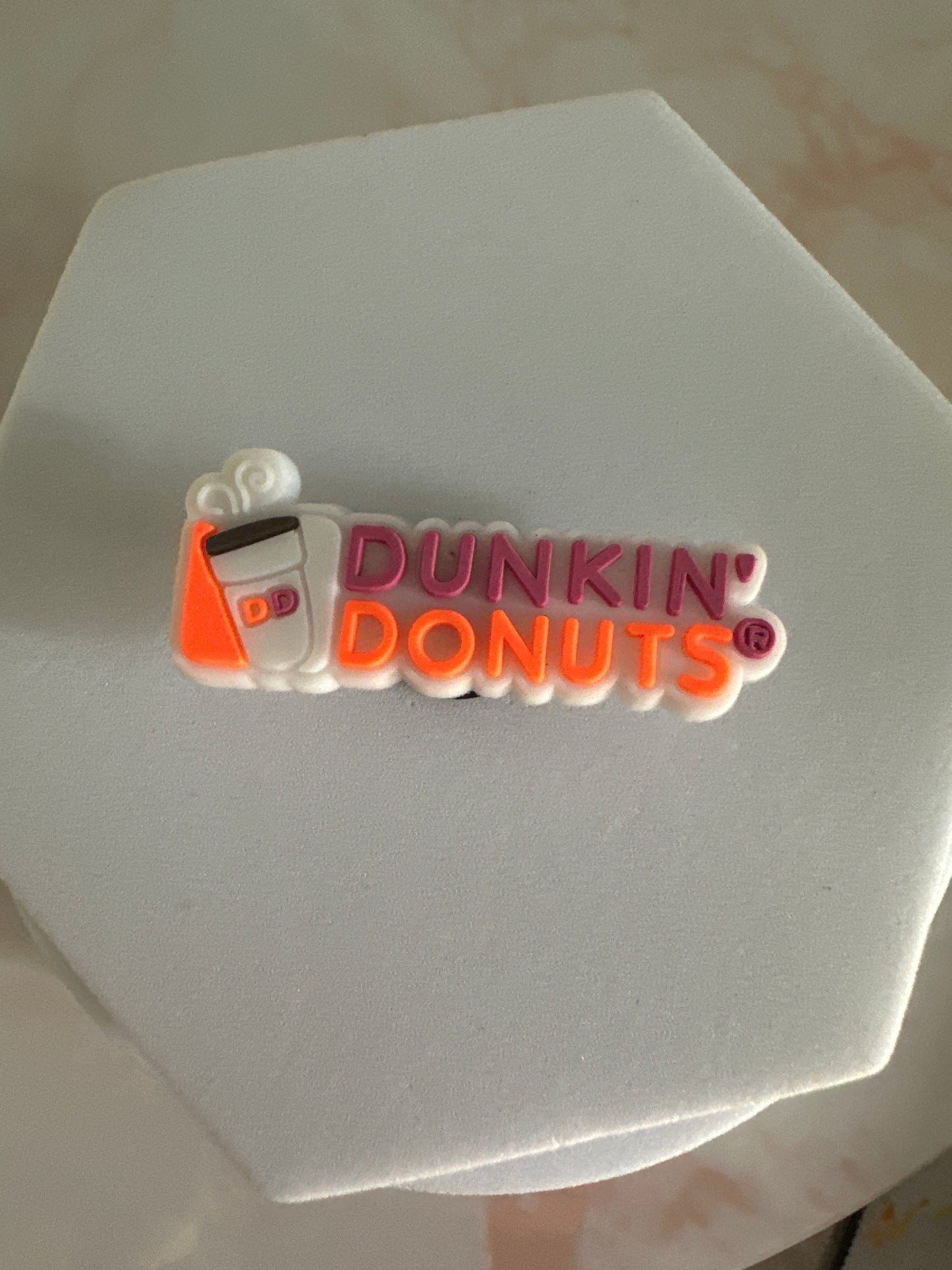 Dunkins croc charm