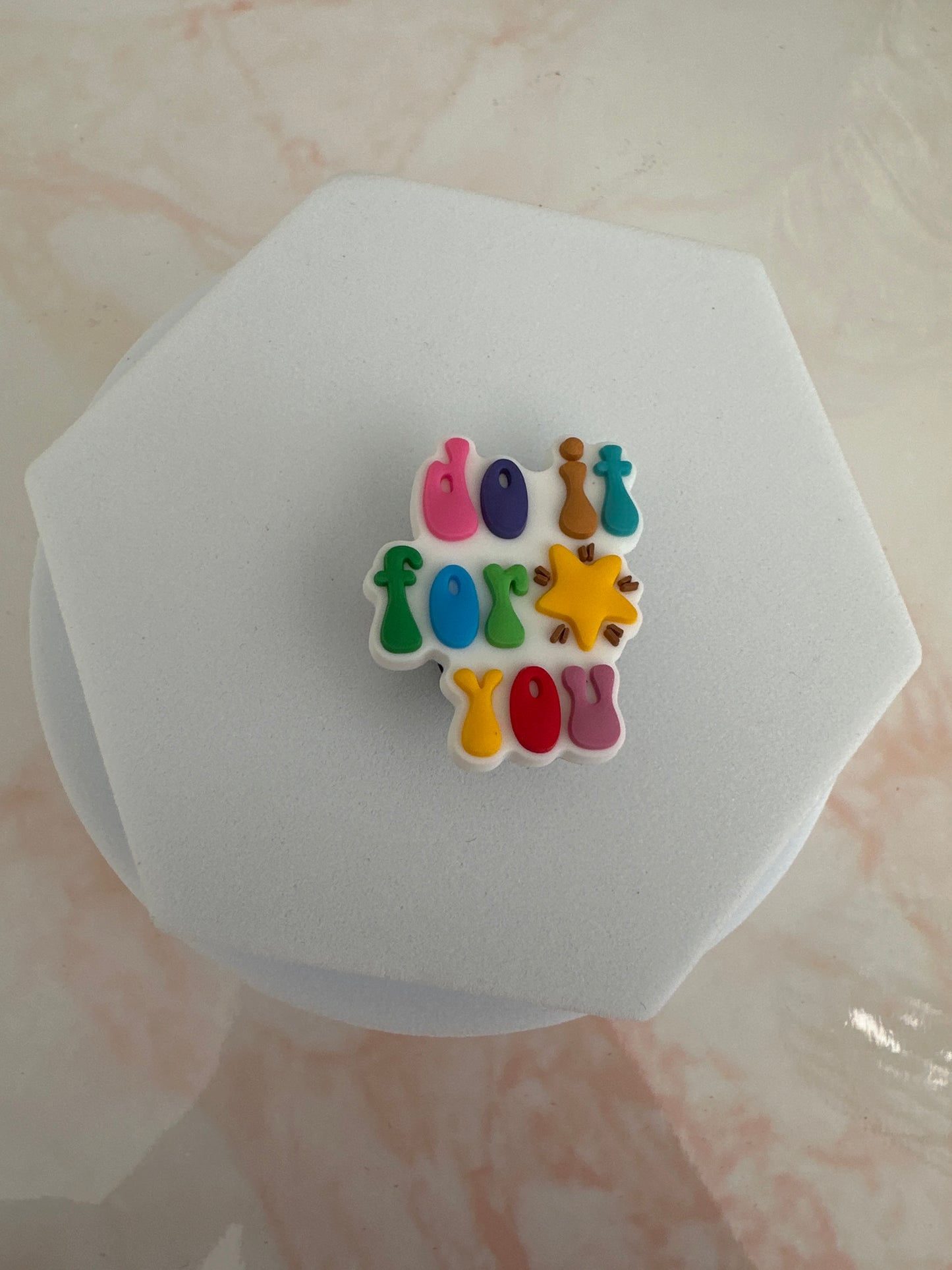 Inspirational croc charm