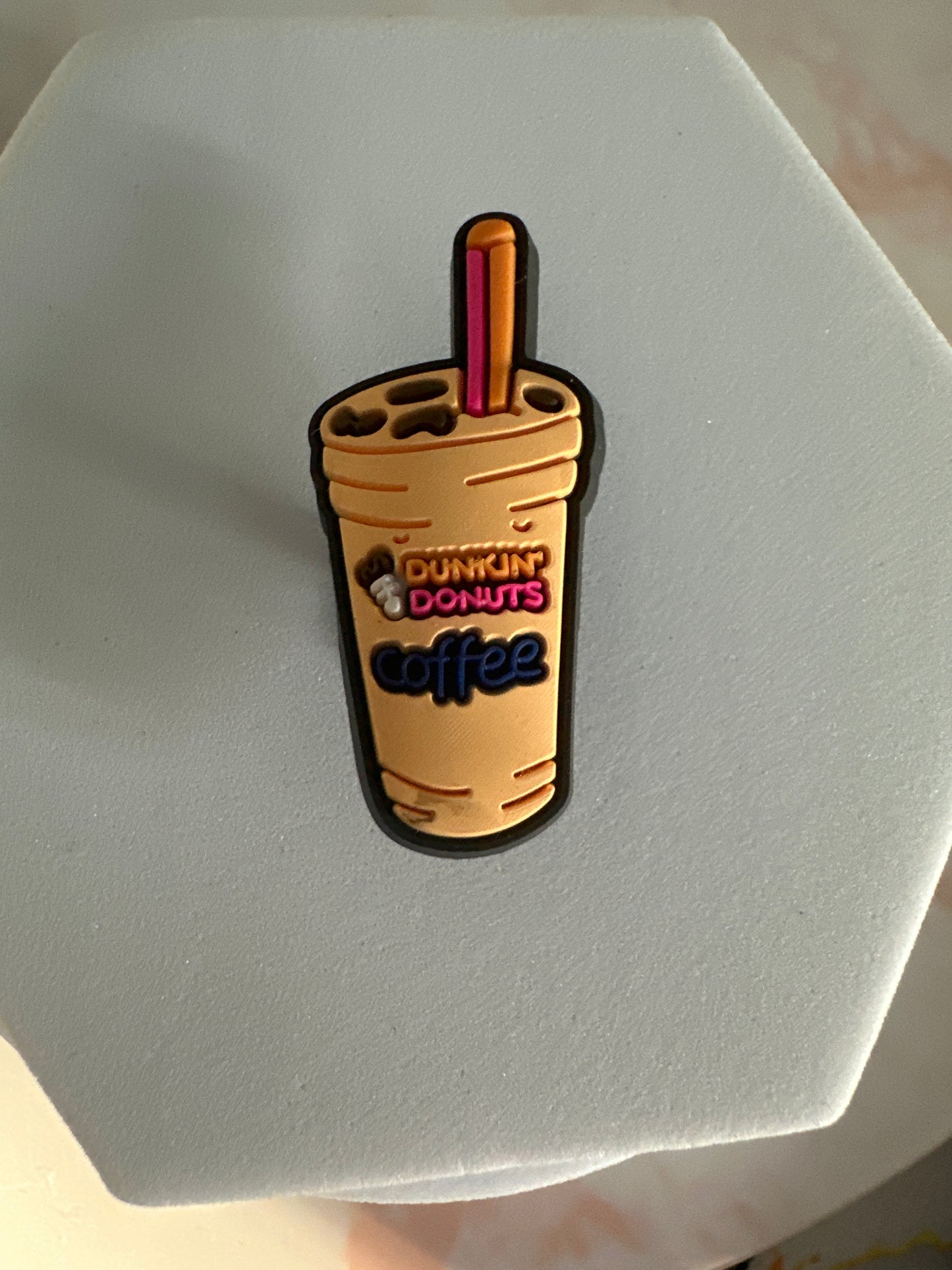 Dunkins croc charm