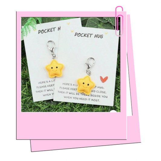 Star charm pocket hug