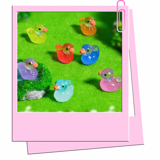 Feather tail mini ducks