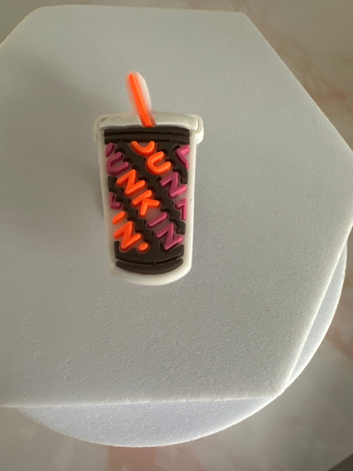 Dunkins croc charm