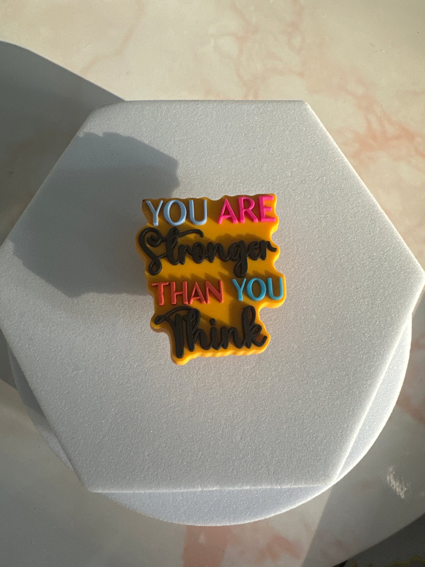 inspirational 2 croc charm