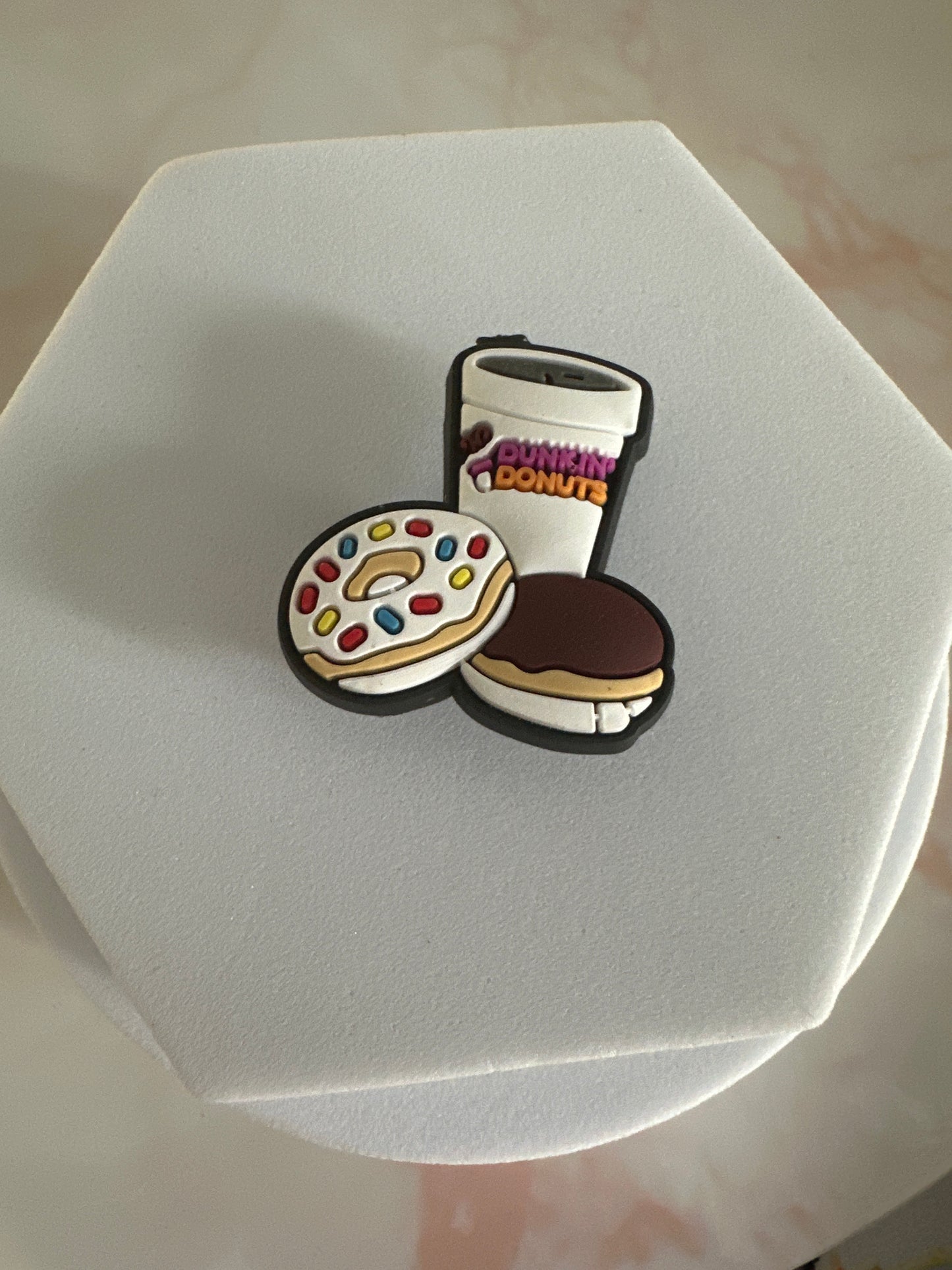 Dunkins croc charm