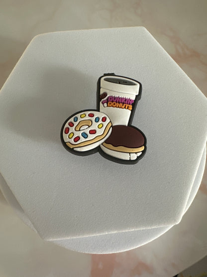 Dunkins croc charm