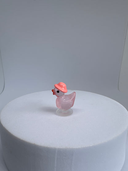 Glow ducks with hats croc charms