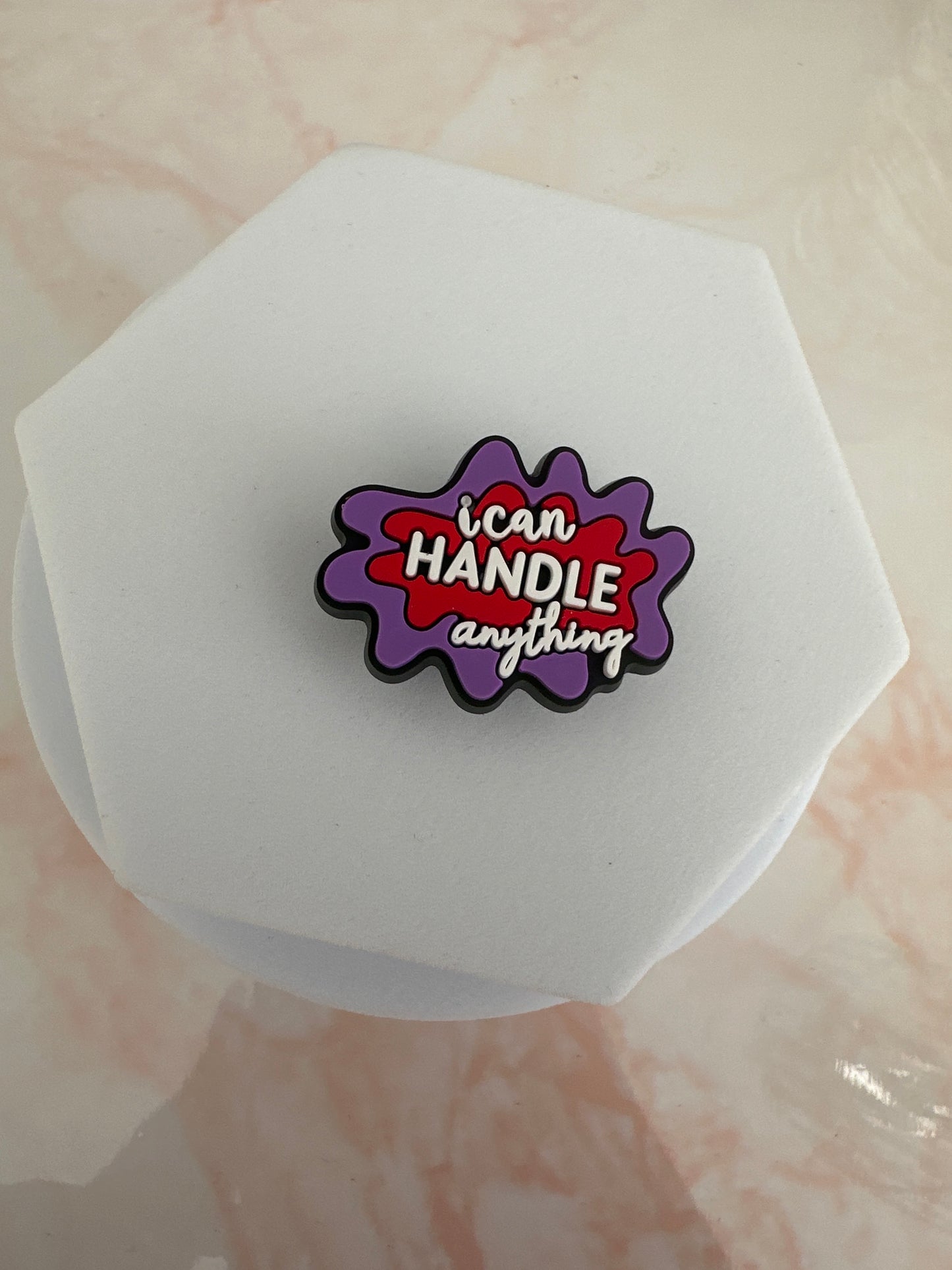 Inspirational croc charm
