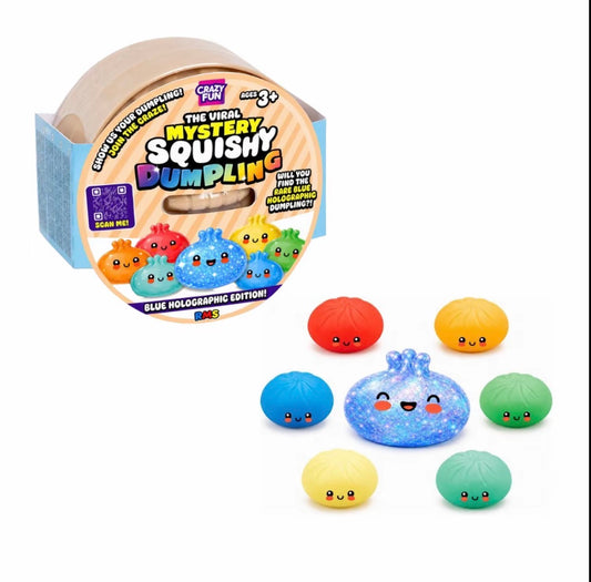 CRAZY FUN BLUE HOLOGRAPHIC DUMPLING