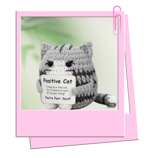 Positive Grey cat