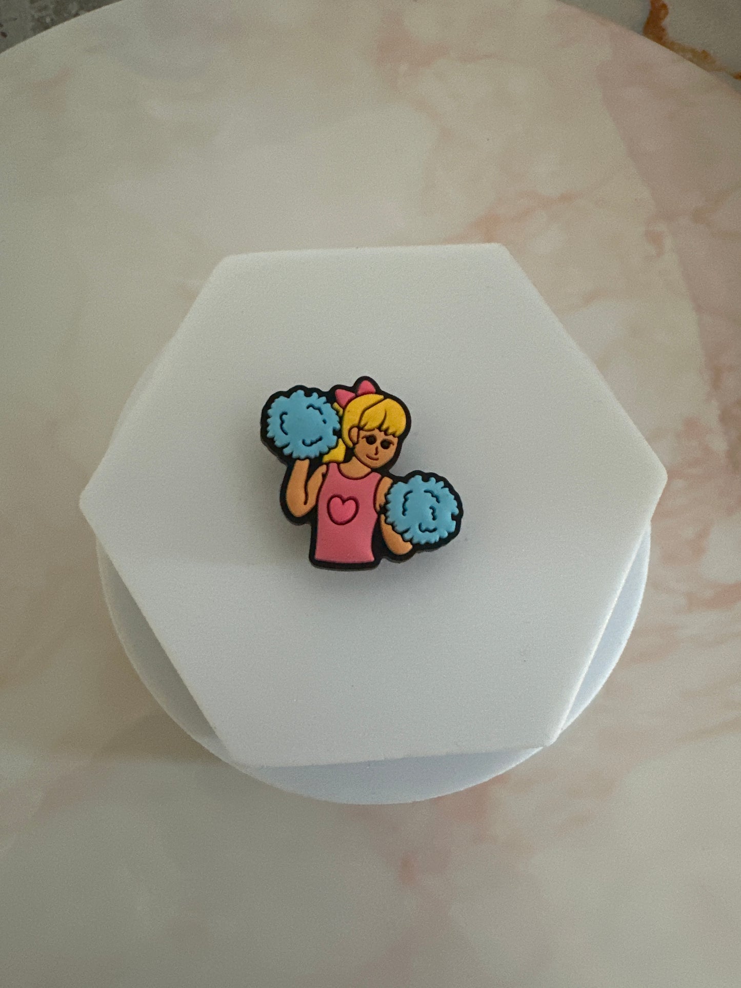 Cheerleading croc charms A