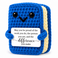 Positive Blue Book Crochet Gift