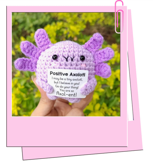 Purple positive Axoloti