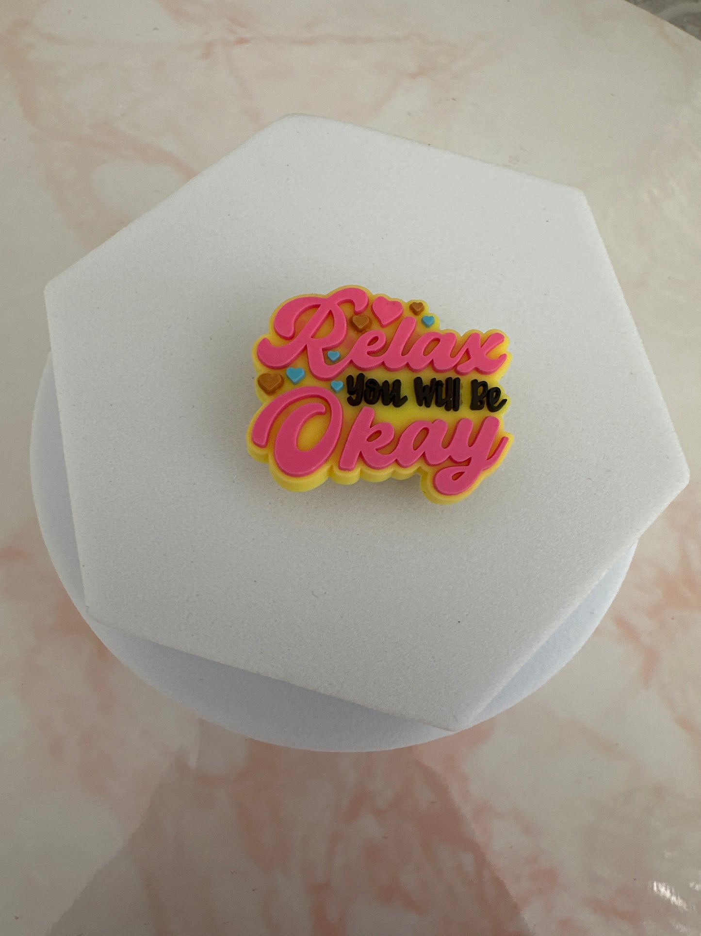 Inspirational croc charm
