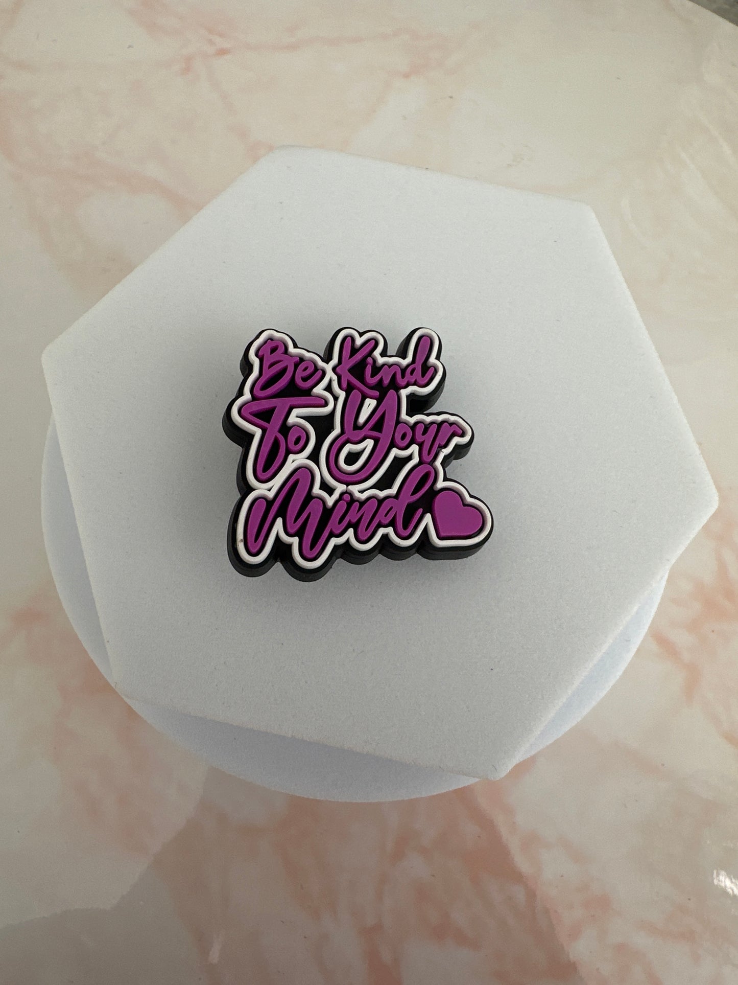 Inspirational croc charm