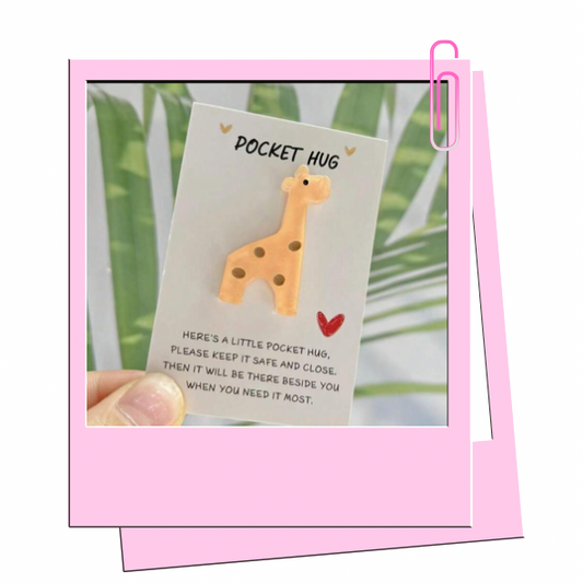 Giraffe pocket hug
