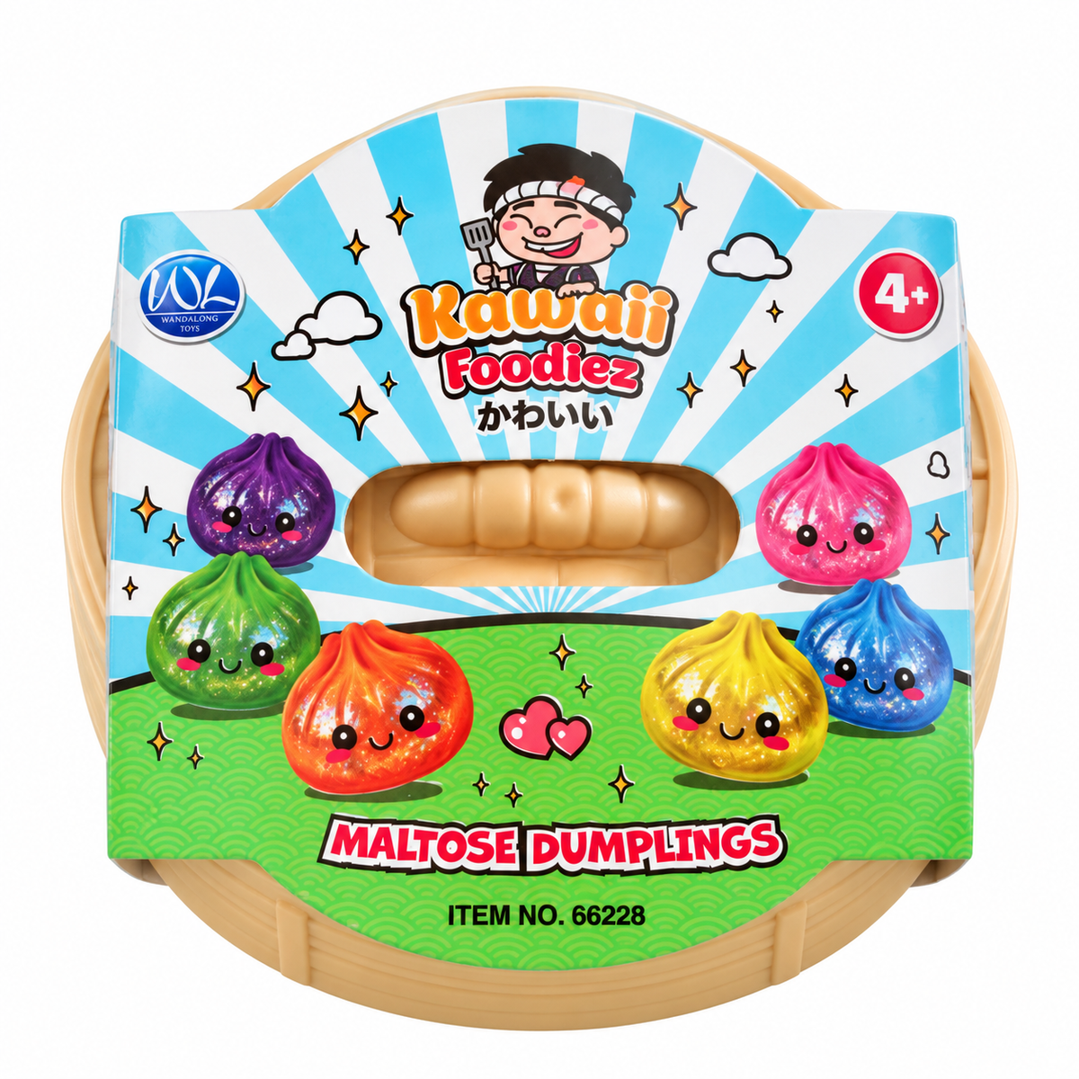 Kawaii Foodiez Maltose Dumplings Mystery Squishy Toy 5.5cm