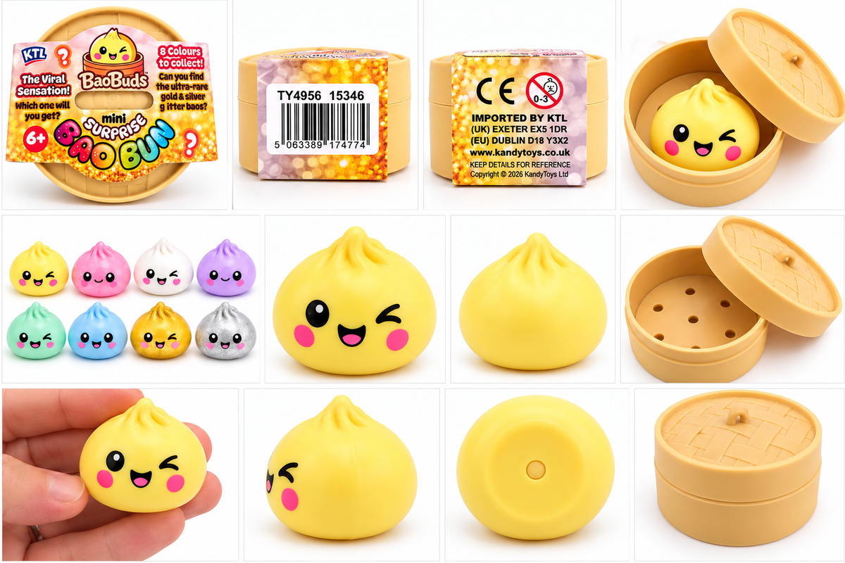 KTL BaoBuds Mini Surprise Bao Bun Mystery Toy – 8 to Collect